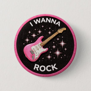 Ich will Rocken Button