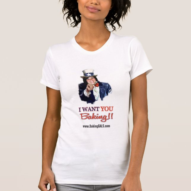Ich will Sie Backen T-Shirt (Vorderseite)