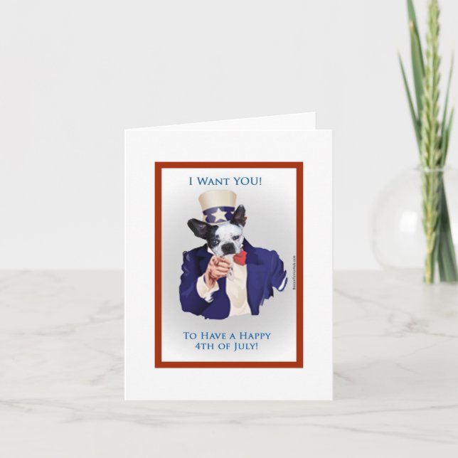 Ich will Sie Karte (Vorderseite)