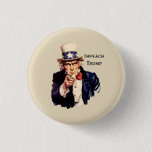 Ich will Sie, um Zoll des Trumpfes 1-1/4 Button