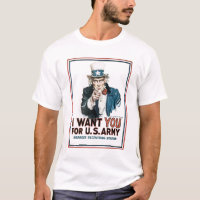 ICH WILL SIE Vintager Uncle Sam Plakatdruck