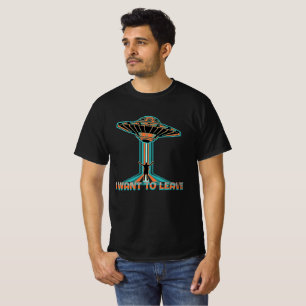 Ich will UFO-Alien-Entführung-Sci-Fi verlassen T-Shirt