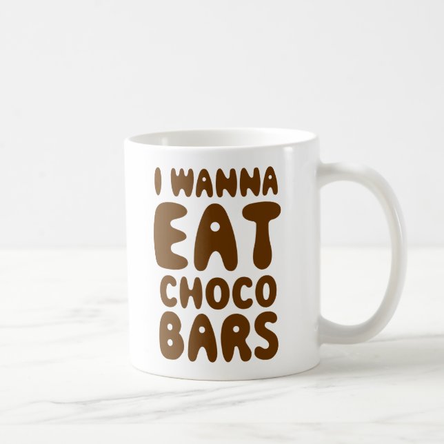 Ich will, um Choco Stangen zu essen Kaffeetasse (Rechts)