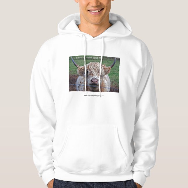 Ich will, um frei zu brechen hoodie (Vorderseite)