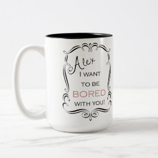 Ich will, um gebohrte Tasse zu sein