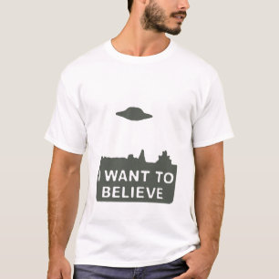 ICH WILL, UM gedämpftem Grün ZU GLAUBEN T-Shirt