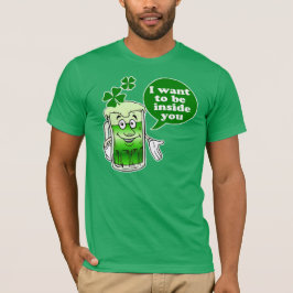 Ich will, um nach innen zu sein Sie Tag St. Pattys T-Shirt