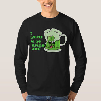 Ich will, um nach innen zu sein Sie Tag St. Pattys T-Shirt