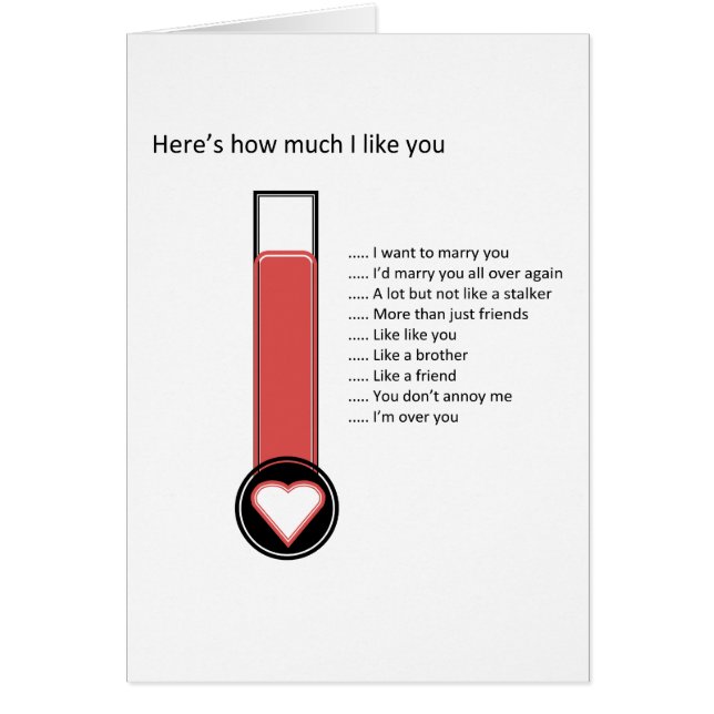 Ich will, um Sie zu heiraten Antragkarte (Vorne)