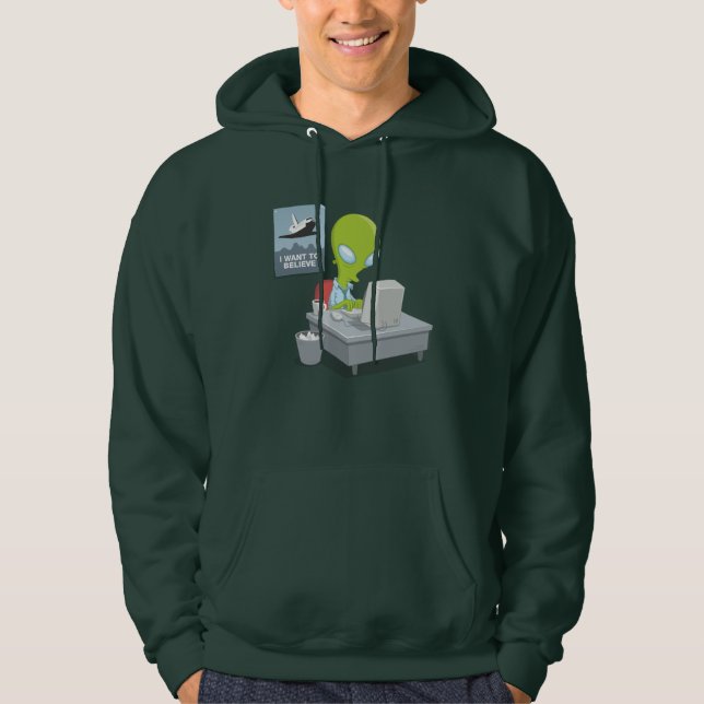 Ich will, um zu glauben hoodie (Vorderseite)