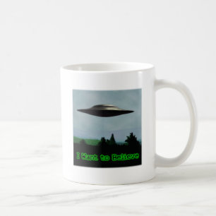 Ich will, um zu glauben kaffeetasse