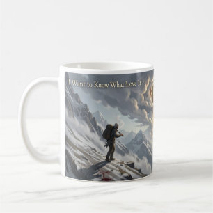 Ich will wissen, was Liebe ist Berg Tasse