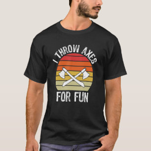 Ich wirf Achsen für Spaß Lumberjack T-Shirt