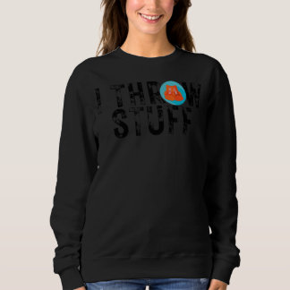 Ich wirf Stuff Boxing Club Boxing Sweatshirt