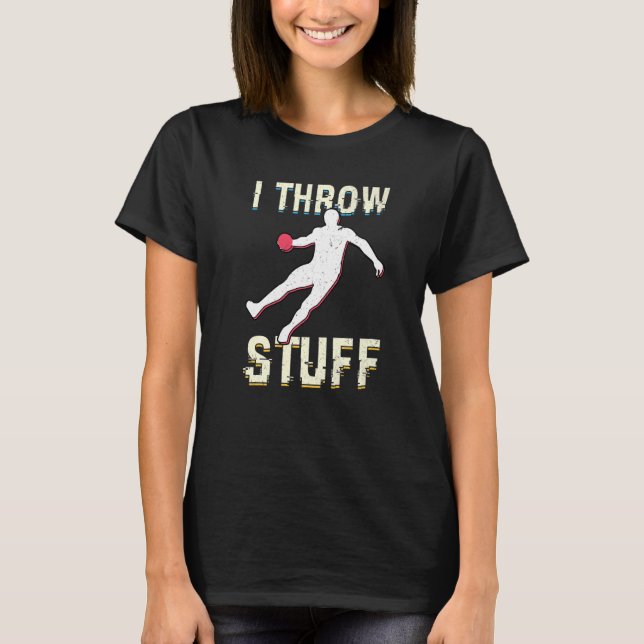 Ich wirf Stuff und wirbelnde Diskette und schieß,  T-Shirt (Vorderseite)