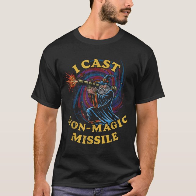 Ich wirke einen nicht-magischen Raketenwitz-Zauber T-Shirt (Vorderseite)