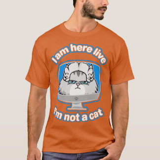 Ich wohne im not a cat 13 (2) T-Shirt