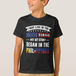 Ich wohne zwar in den Vereinigten Staaten, aber T-Shirt