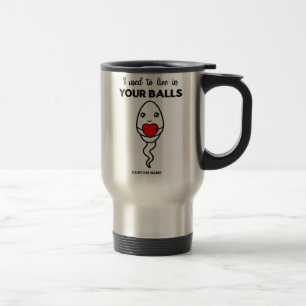 Ich wohnte früher in deinen Ballen, im Individuel Reisebecher