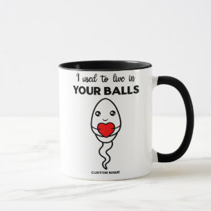 Ich wohnte früher in deinen Ballen, im Individuel Tasse