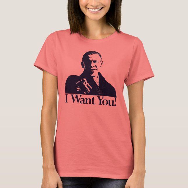 Ich Woll dir! Barack Obama Shirt (Vorderseite)