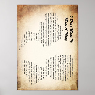 Ich Woll nicht, einen Ding-Mann Lady-Coupé-Song zu Poster