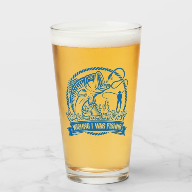 Ich wollte angeln glas (Vorne (Gefüllt))