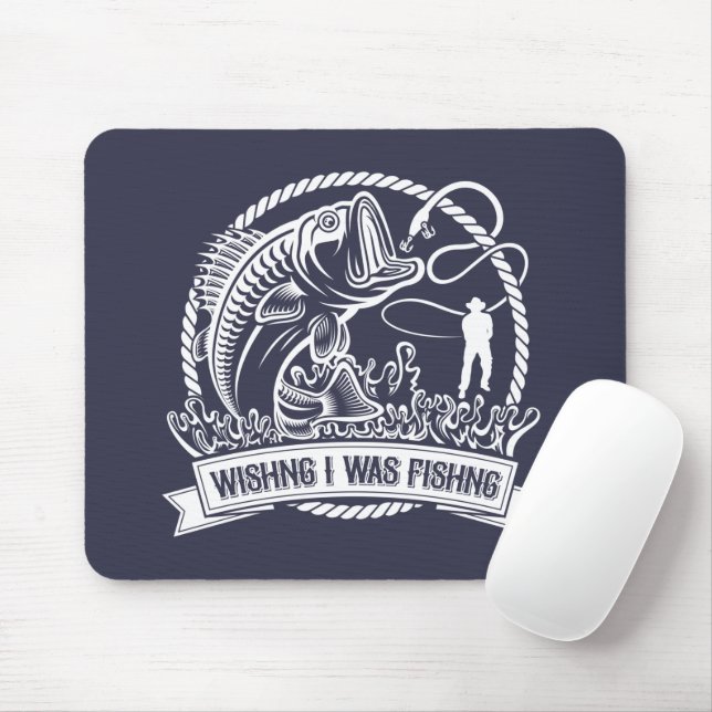 Ich wollte angeln mousepad (Mit Mouse)