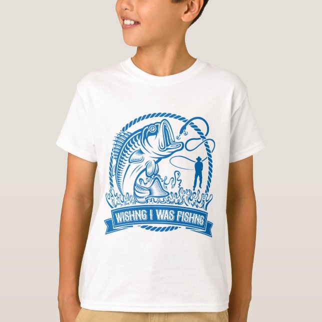 Ich wollte angeln T-Shirt (Vorderseite)