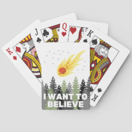 Ich Wollte, Asteroiden-Karten zu glauben Spielkarten