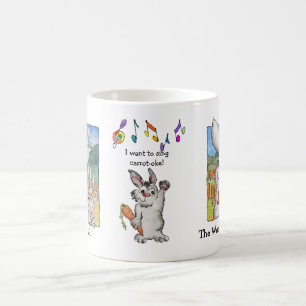Ich Wollte auf die Tasse Sing Carrot-oke Rabbits
