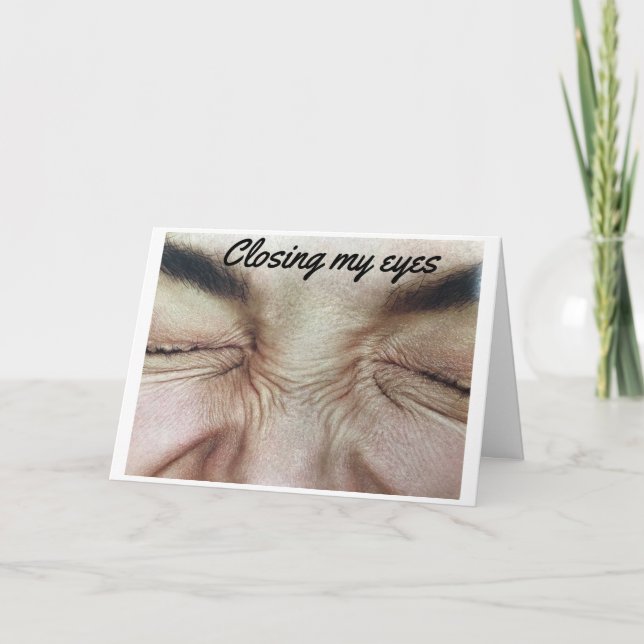 ICH WOLLTE AUF ***SIEHE SIE FÜR CHRISTMAS** KARTE (Vorderseite)