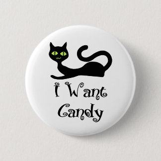 Ich Wollte Candy Cat Button