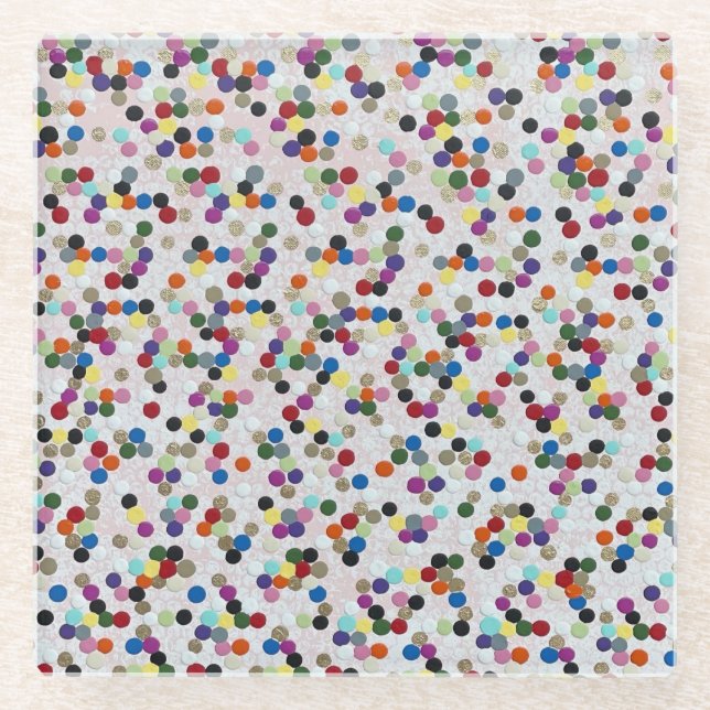 Ich Wollte Candy Glass Untersetzer (Vorderseite)