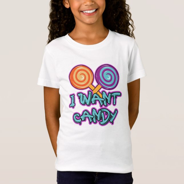 Ich Wollte Candy T-Shirt (Vorderseite)