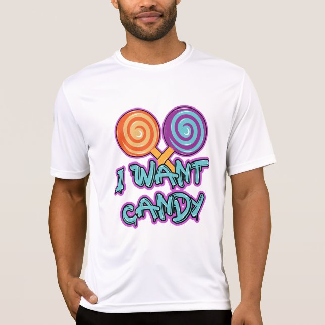 Ich Wollte Candy T-Shirt (Vorderseite)