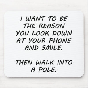 Ich Wollte, der Grund zu sein Mousepad