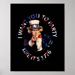Ich Wollte dich zum Party wie 1776 Poster