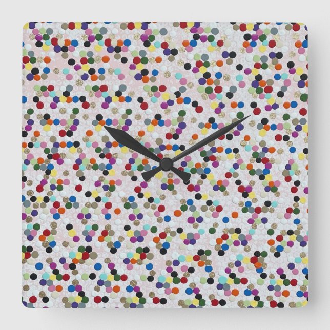 Ich Wollte die Candy Wall Uhr (Vorderseite)