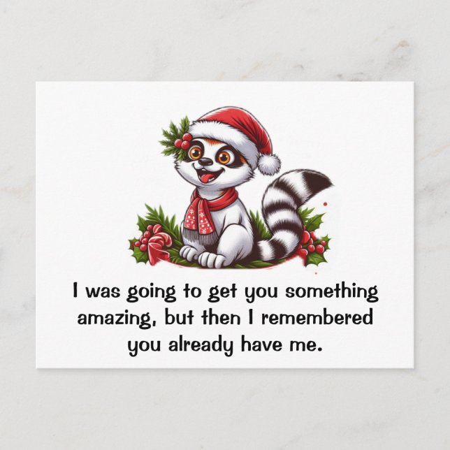 Ich wollte dir etwas phantastisches besorgen postkarte (Vorderseite)