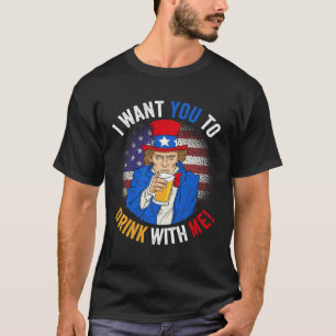 Ich Wollte dir, mit mir American Onkel Sam 4 zu tr T-Shirt