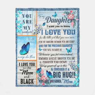 Ich Wollte dir zu wissen, dass ich dich Liebe, du  Fleecedecke