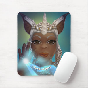 Ich wollte, ein Einhorn zu sein! Mousepad