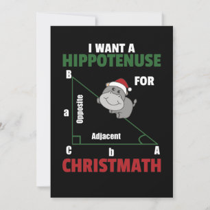 Ich Wollte ein Hippo für Weihnachten Niedlichen Hi