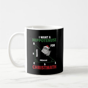Ich Wollte ein Hippo für Weihnachten Niedlichen Hi Kaffeetasse