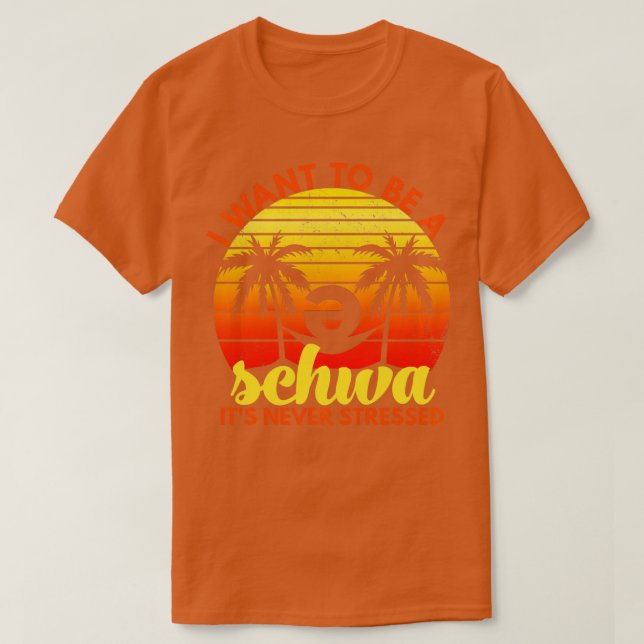 Ich Wollte, ein Schwa zu sein, dessen nie betrunke T-Shirt (Design vorne)