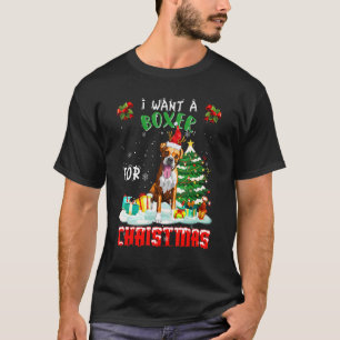 Ich Wollte einen Boxer für Weihnachten hässlich Sw T-Shirt