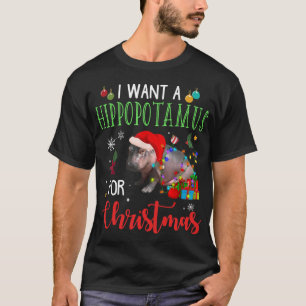 Ich Wollte einen Hippopotamus für Weihnachten Hip T-Shirt