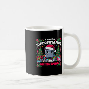 Ich Wollte einen Hippopotamus für Weihnachten Hipp Kaffeetasse