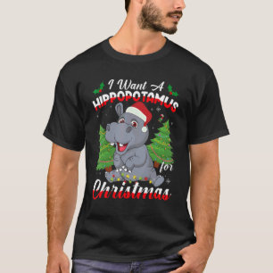 Ich Wollte einen Hippopotamus für Weihnachten Hipp T-Shirt